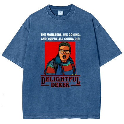 Delightful Hero Vintage Distressed T-shirt