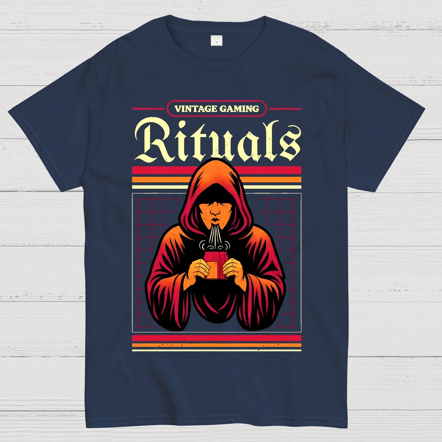 Vintage Gaming Rituals Geek T-Shirt