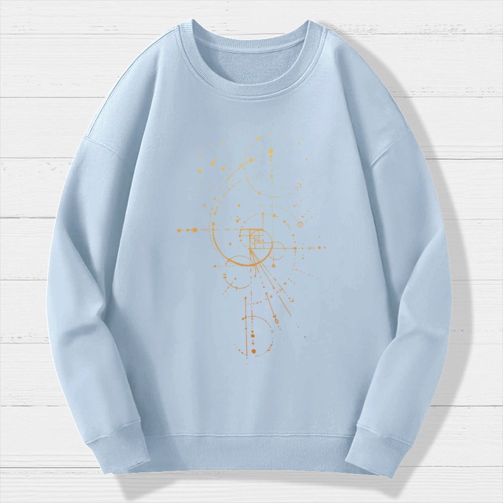 Fibonacci Geek Cotton Sweatshirt