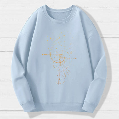 Fibonacci Geek Cotton Sweatshirt