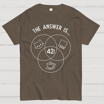 42 Cats Geek T-Shirt