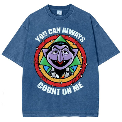 Count On Me Vintage Distressed T-shirt