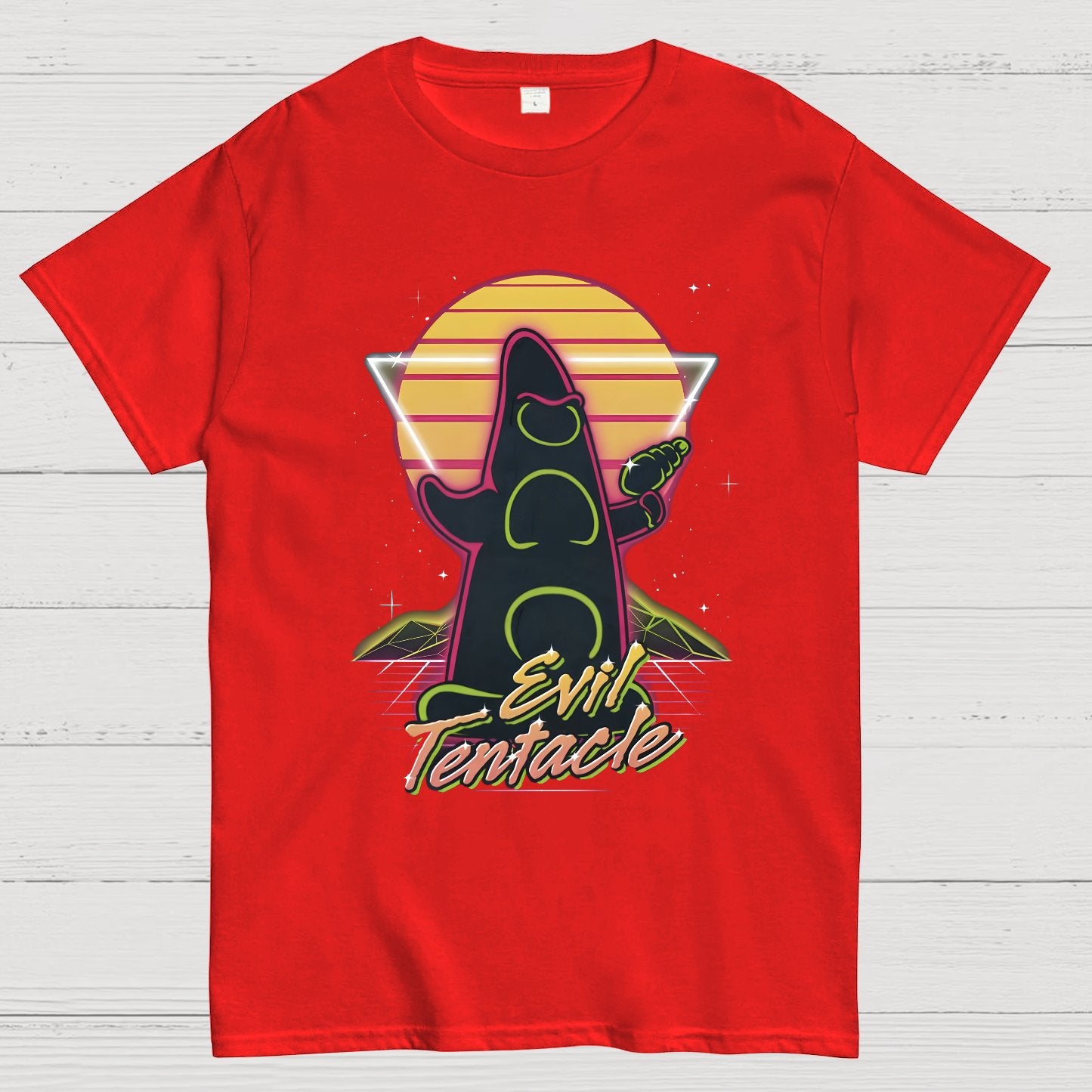 Retro Evil Tentacle Nerdy T-Shirt