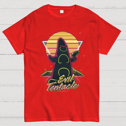 Retro Evil Tentacle Nerdy T-Shirt