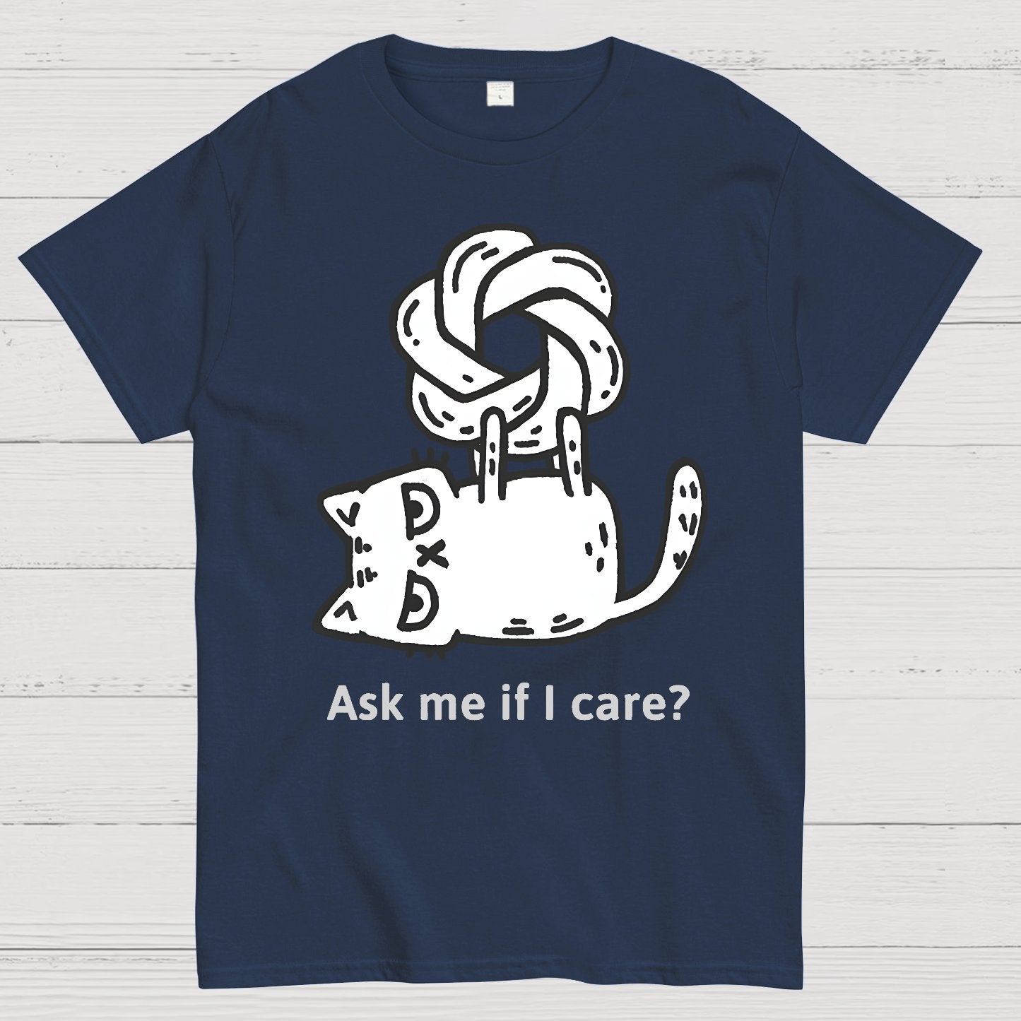 catGPT: Ask me if I care ？Geek T-Shirt