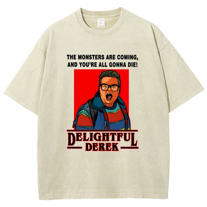 Delightful Hero Vintage Distressed T-shirt