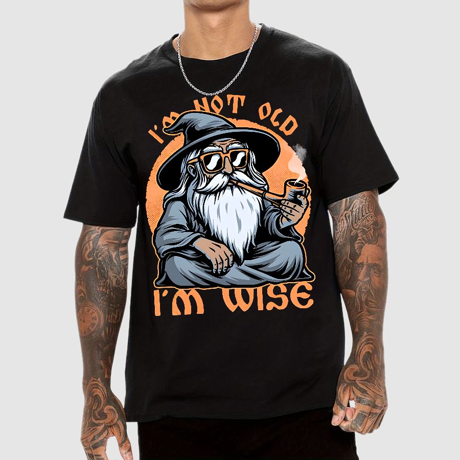 Wise Old Wizard Geek T-Shirt