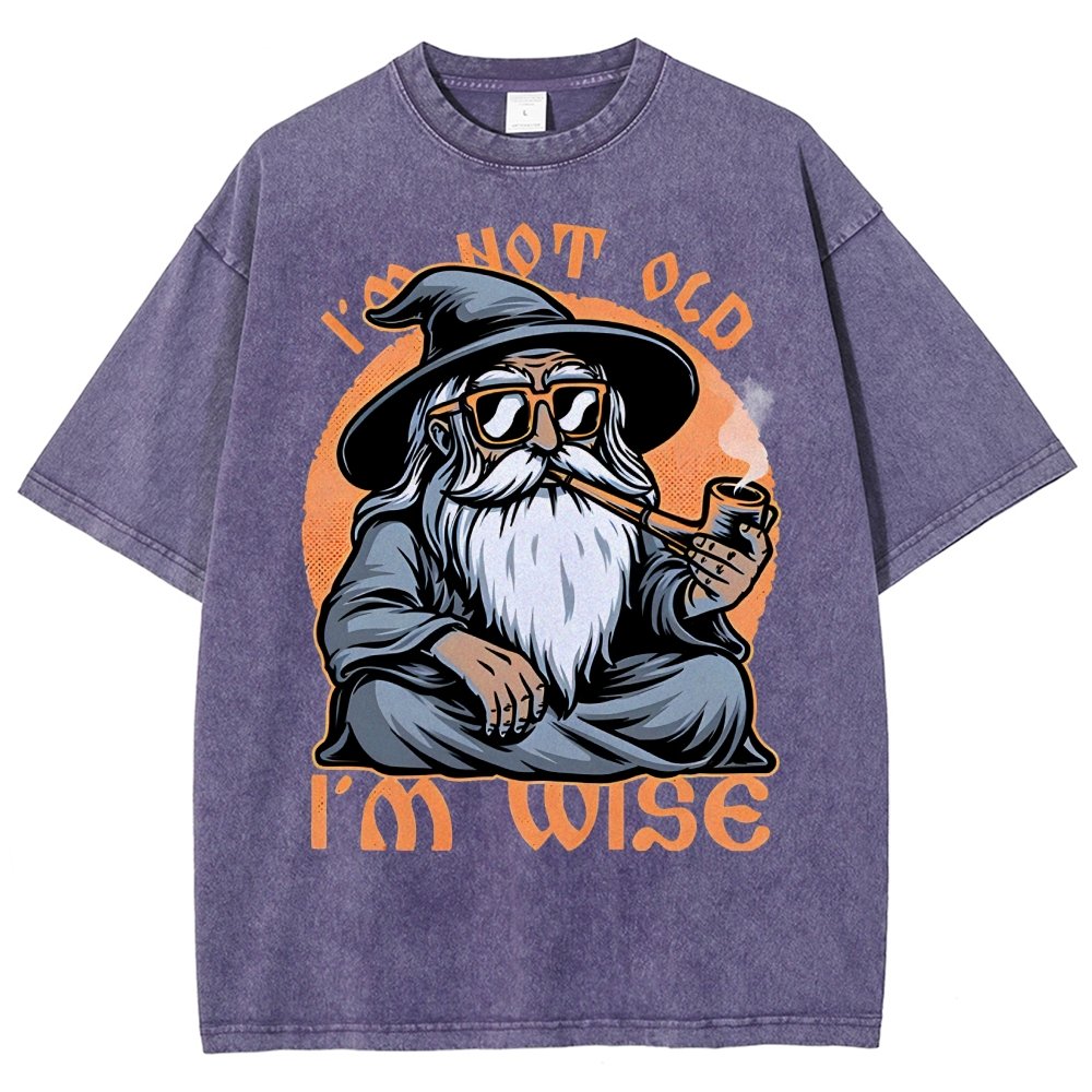 Wise Old Wizard Vintage Distressed T-shirt