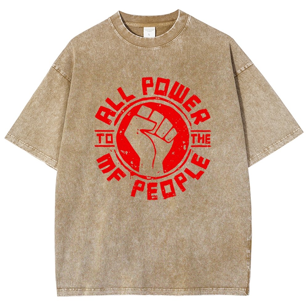 All Power Vintage Distressed T-shirt