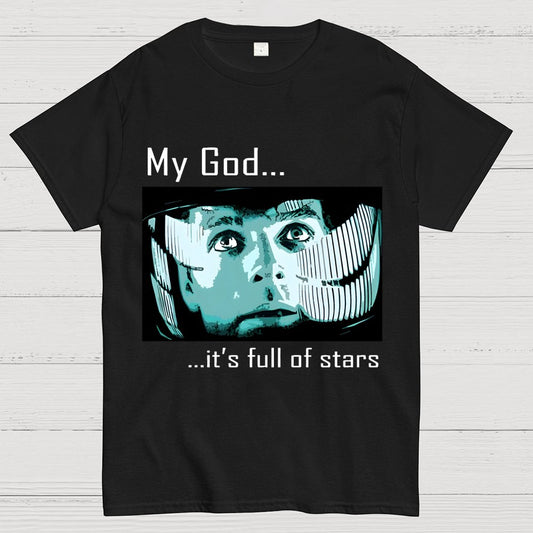 My God t's full of stars! Unisex Geek T-Shirt
