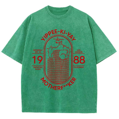 Yippie-ki-yay Vintage Distressed T-shirt