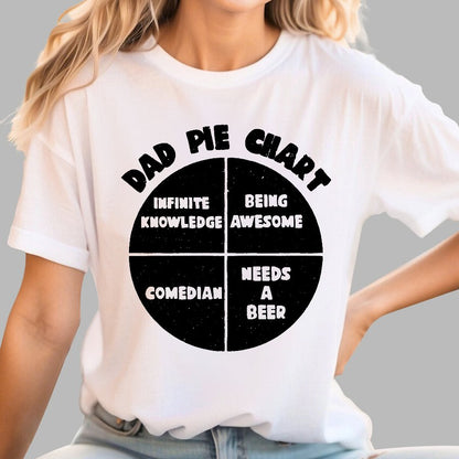 Dad Pie Chart Geek T-Shirt