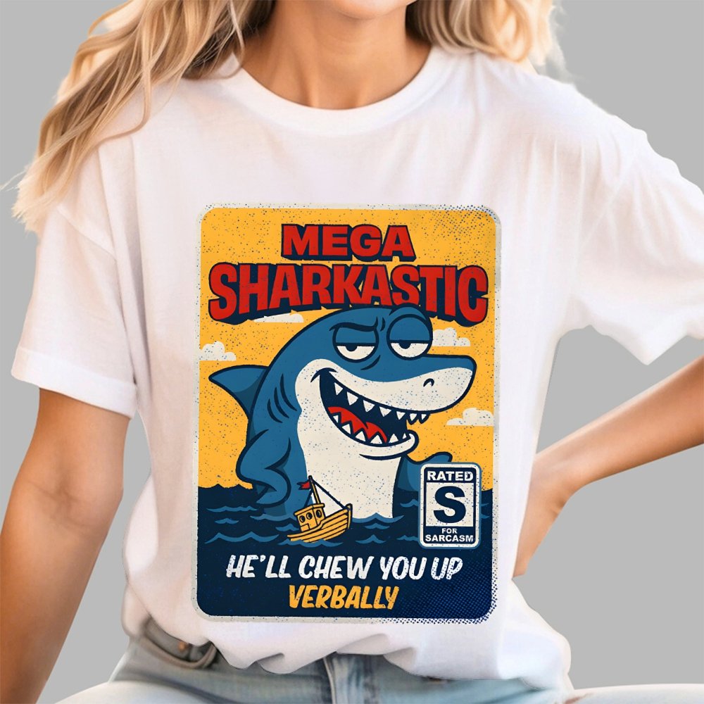 Mega Sharkastic Geek T-Shirt