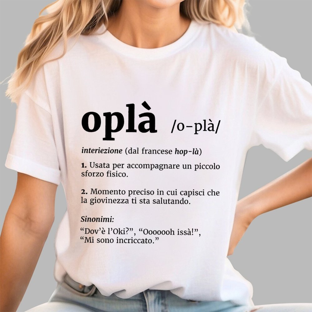 Oplà! Definizione Meme Geek T-Shirt