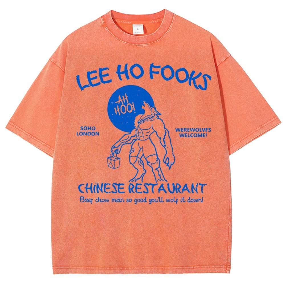 Lee Ho Fooks Chinese Restaurant Vintage Distressed T-shirt