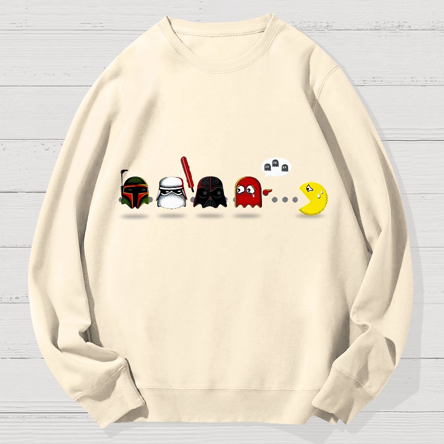 Space Wars Geek Cotton Sweatshirt
