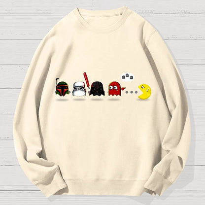 Space Wars Geek Cotton Sweatshirt