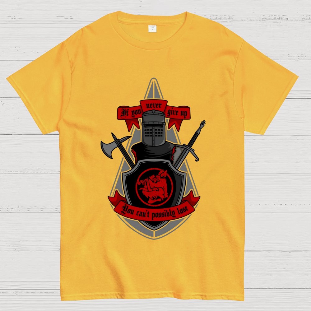 Never Give Up Geek T-Shirt