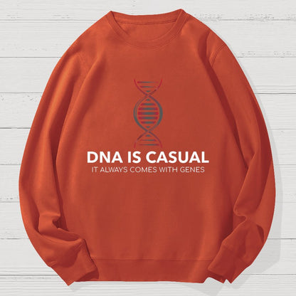 DNA Is Casual Geek Cotton Sweatshirt