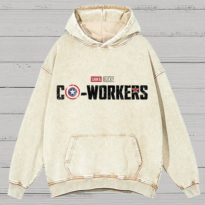 Co-Workers Vintage Distressed Hoodie