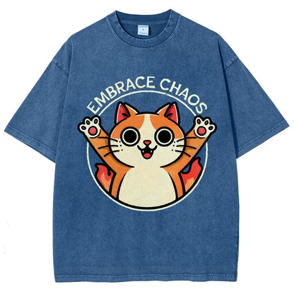 Embrace Chaos Vintage Distressed T-shirt