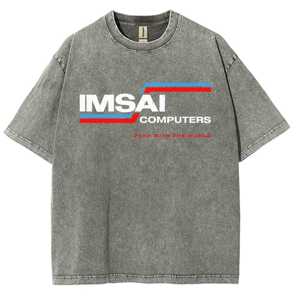 IMSAI Computers Vintage Distressed T-shirt