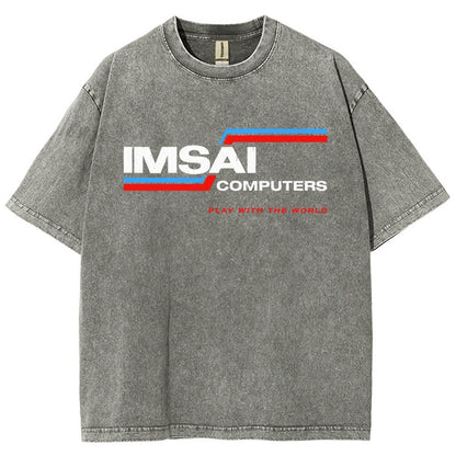 IMSAI Computers Vintage Distressed T-shirt