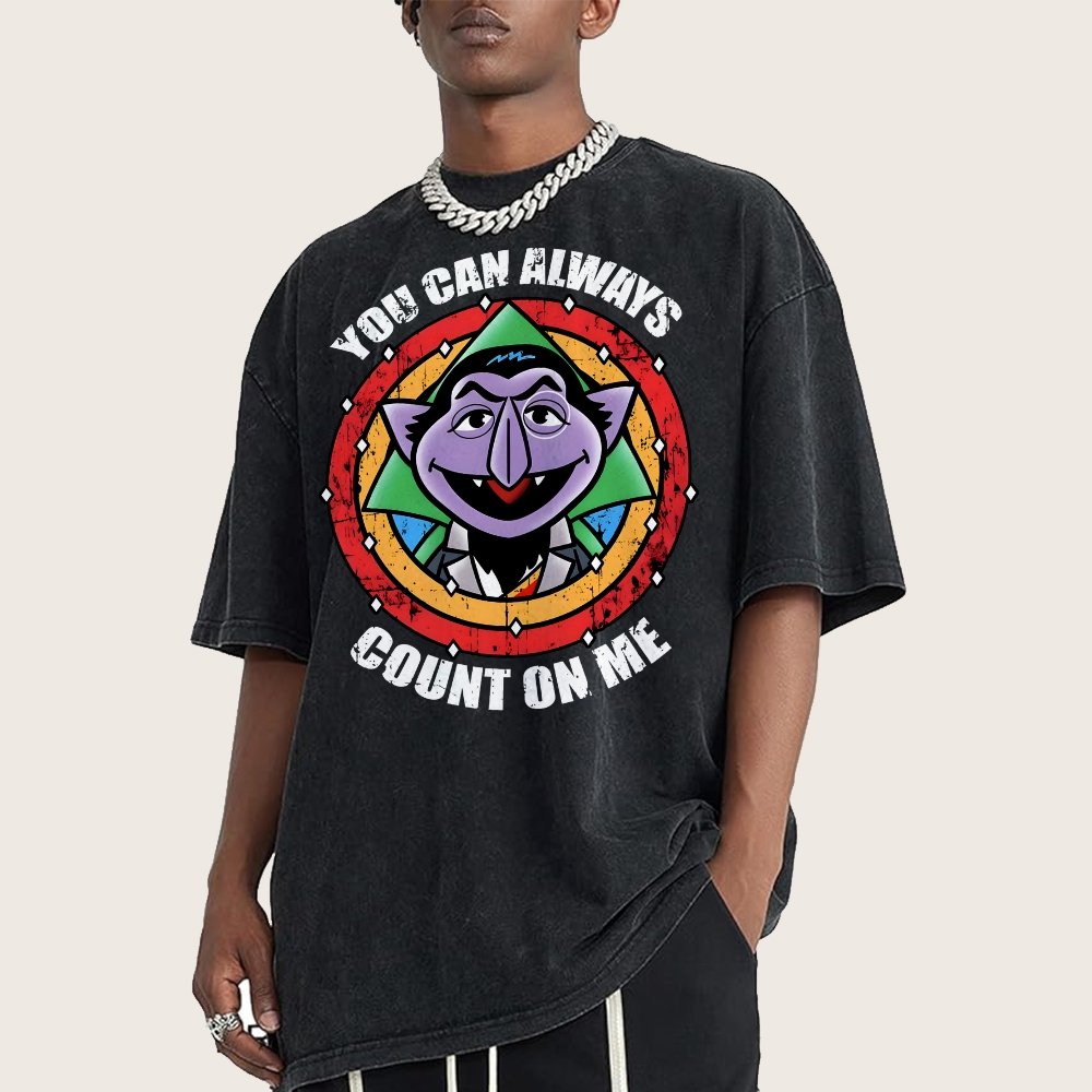 Count On Me Vintage Distressed T-shirt