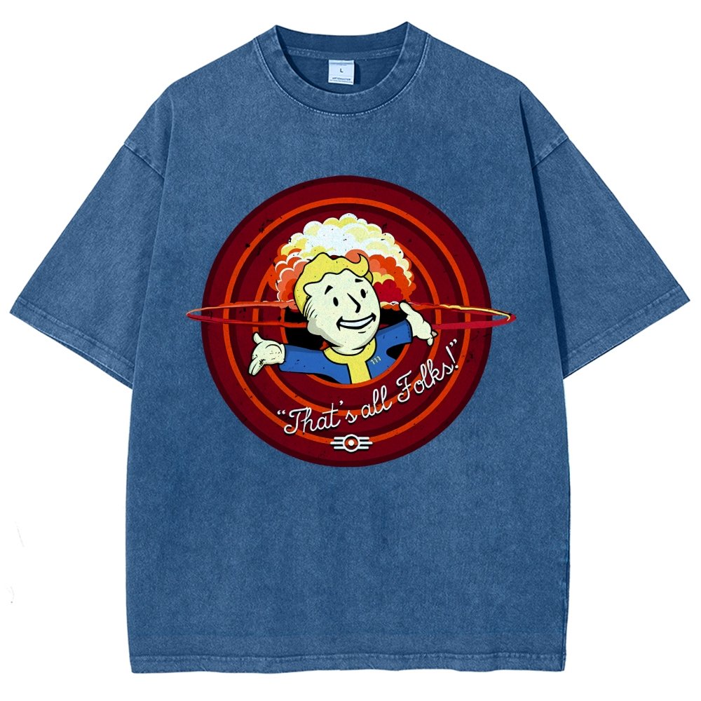 That's all folks Vintage Distressed T-shirt