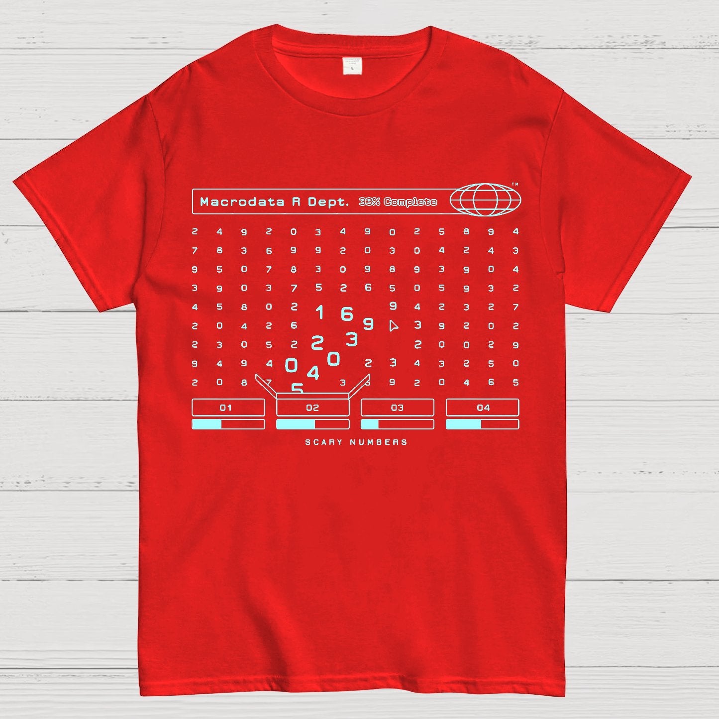 Scary Numbers Geek T-Shirt