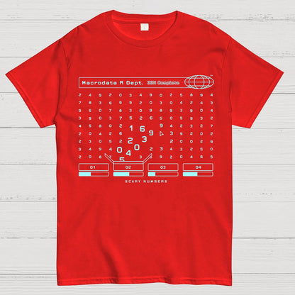 Scary Numbers Geek T-Shirt