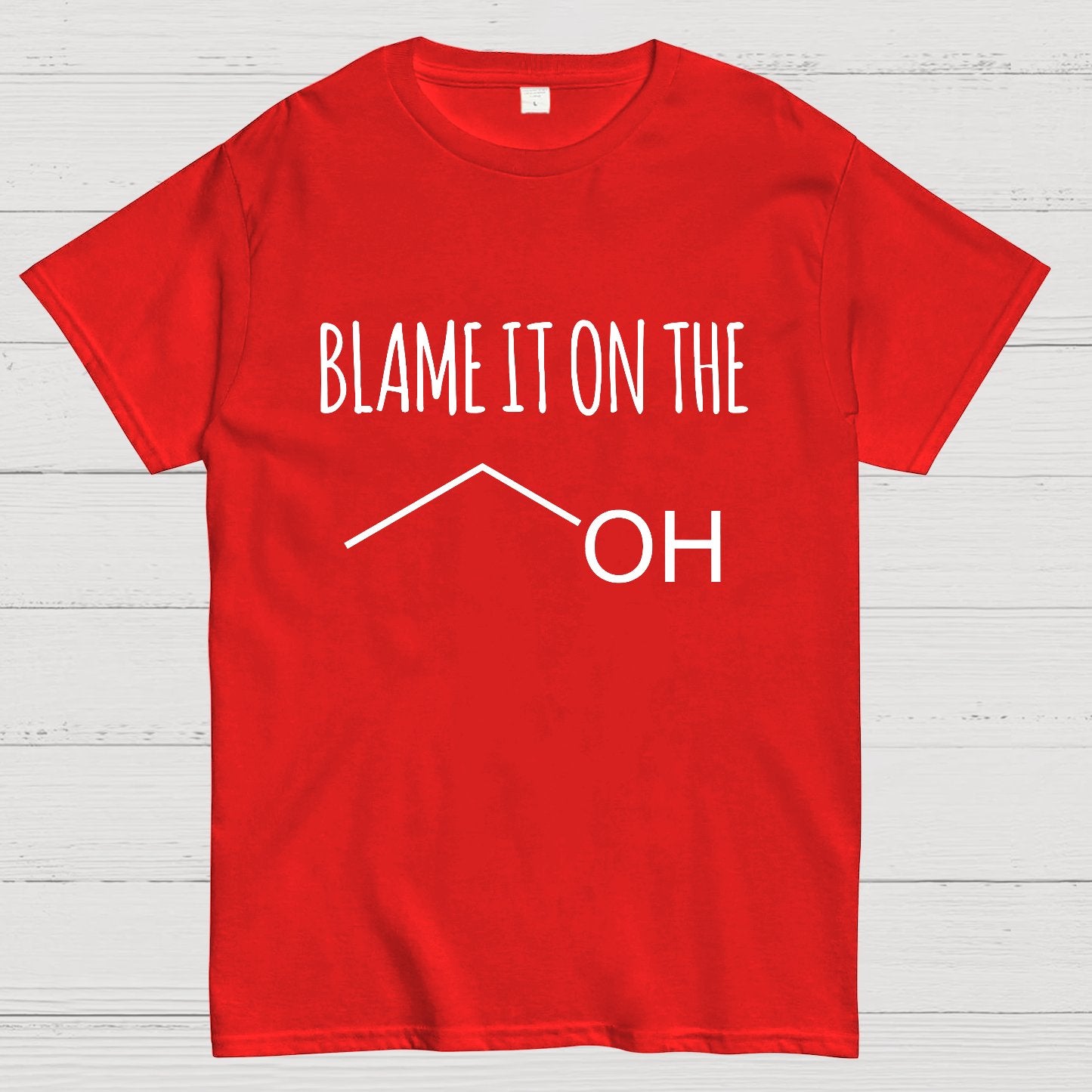 Blame It On The Alcohol Geeky T-Shirt