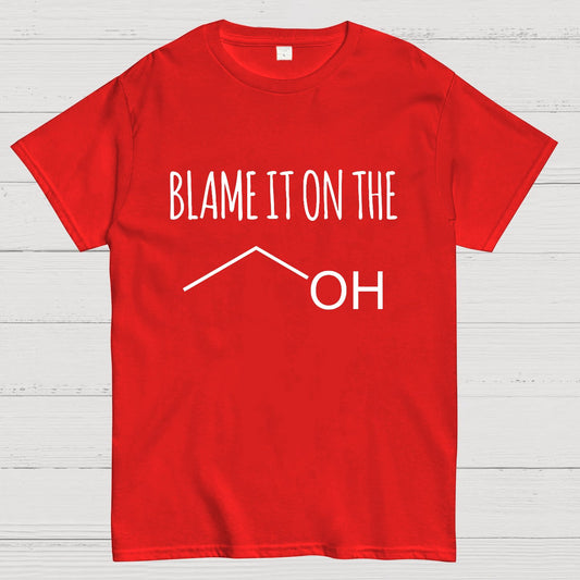 Blame It On The Alcohol Geeky T-Shirt