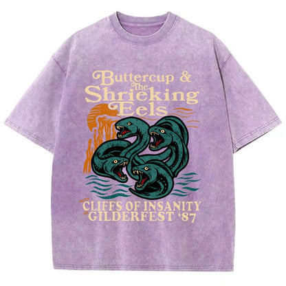 Buttercup & the Shrieking Eels at Harmonyfest Vintage Distressed T-shirt