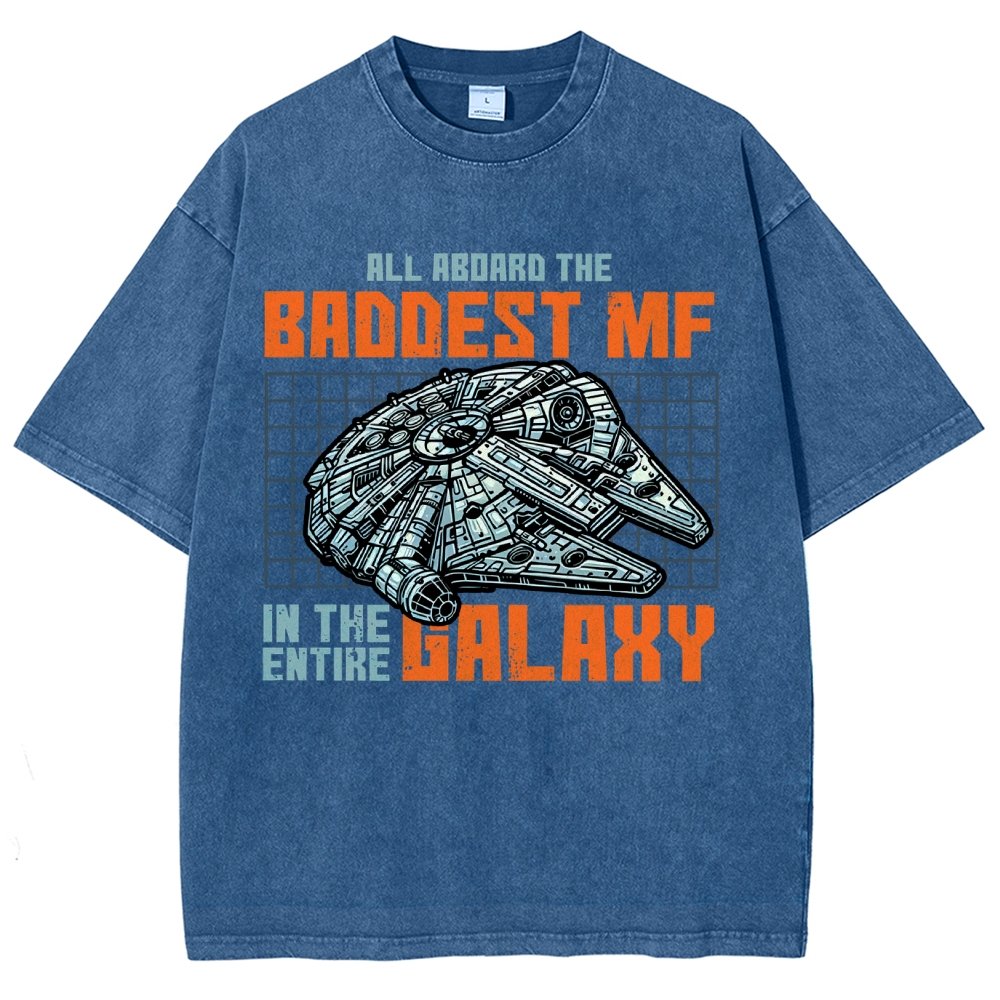 Baddest in the galaxy Vintage Distressed T-shirt