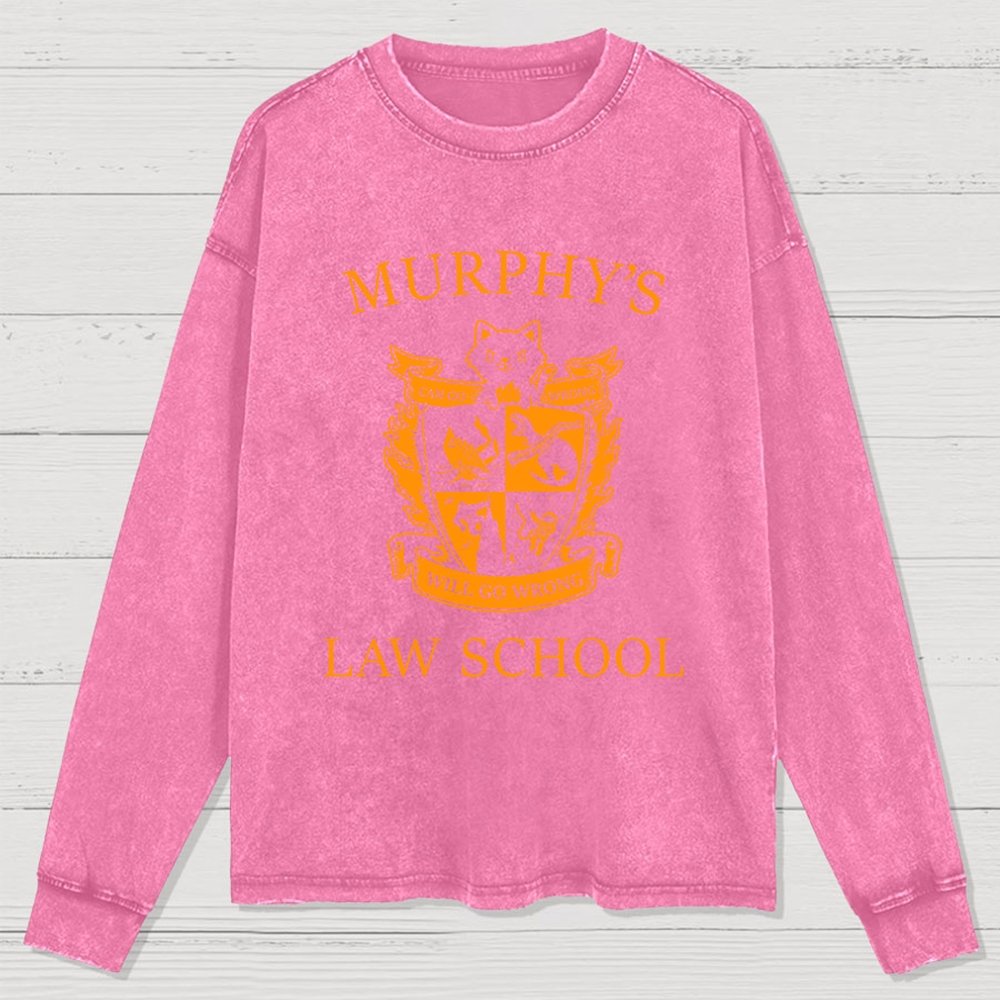Murphy's University Washed Long Sleeve Tee