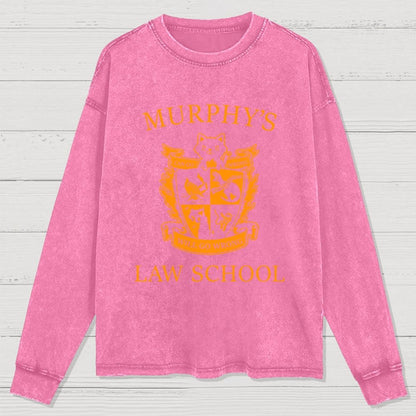 Murphy's University Washed Long Sleeve Tee