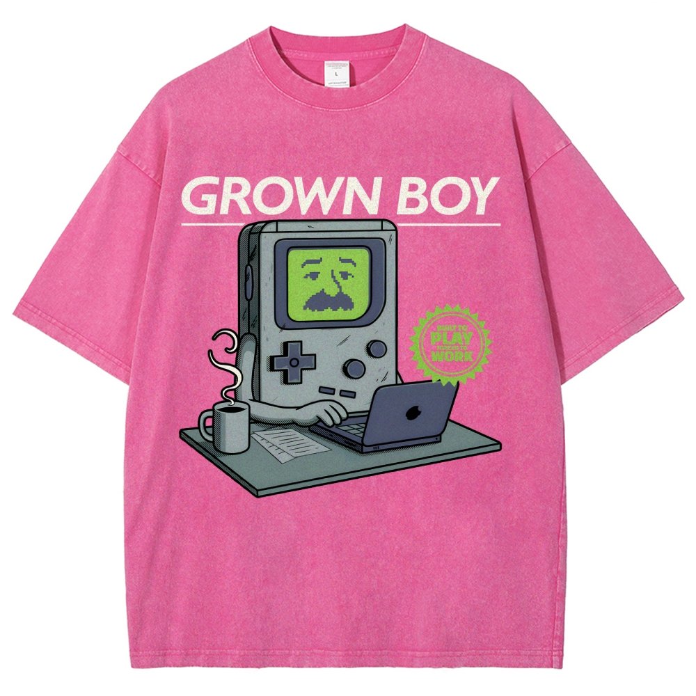 Grown Boy Vintage Distressed T-shirt