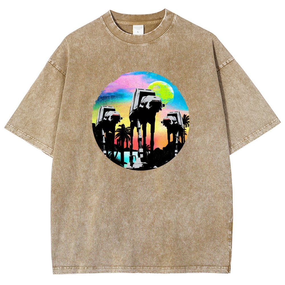 Retro Walker Adventure Vintage Distressed T-shirt