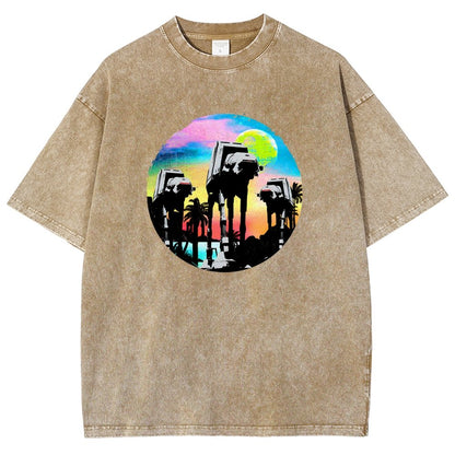 Retro Walker Adventure Vintage Distressed T-shirt