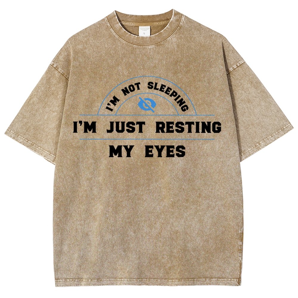 Just Resting My Eyes Vintage Distressed T-shirt