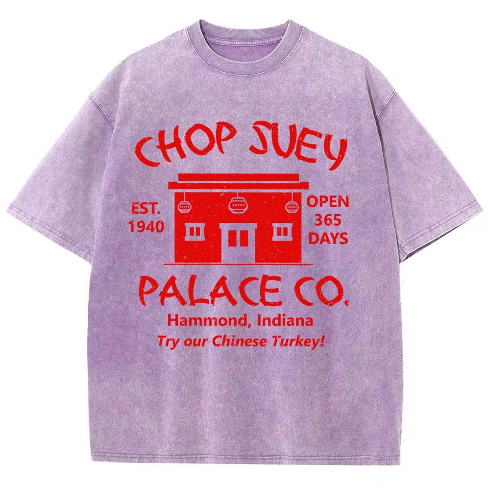 Christmas Story Mysterious Eatery Vintage Distressed T-shirt