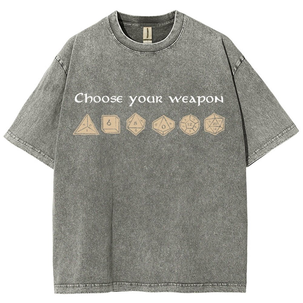 Choose your weapon Vintage Distressed T-shirt
