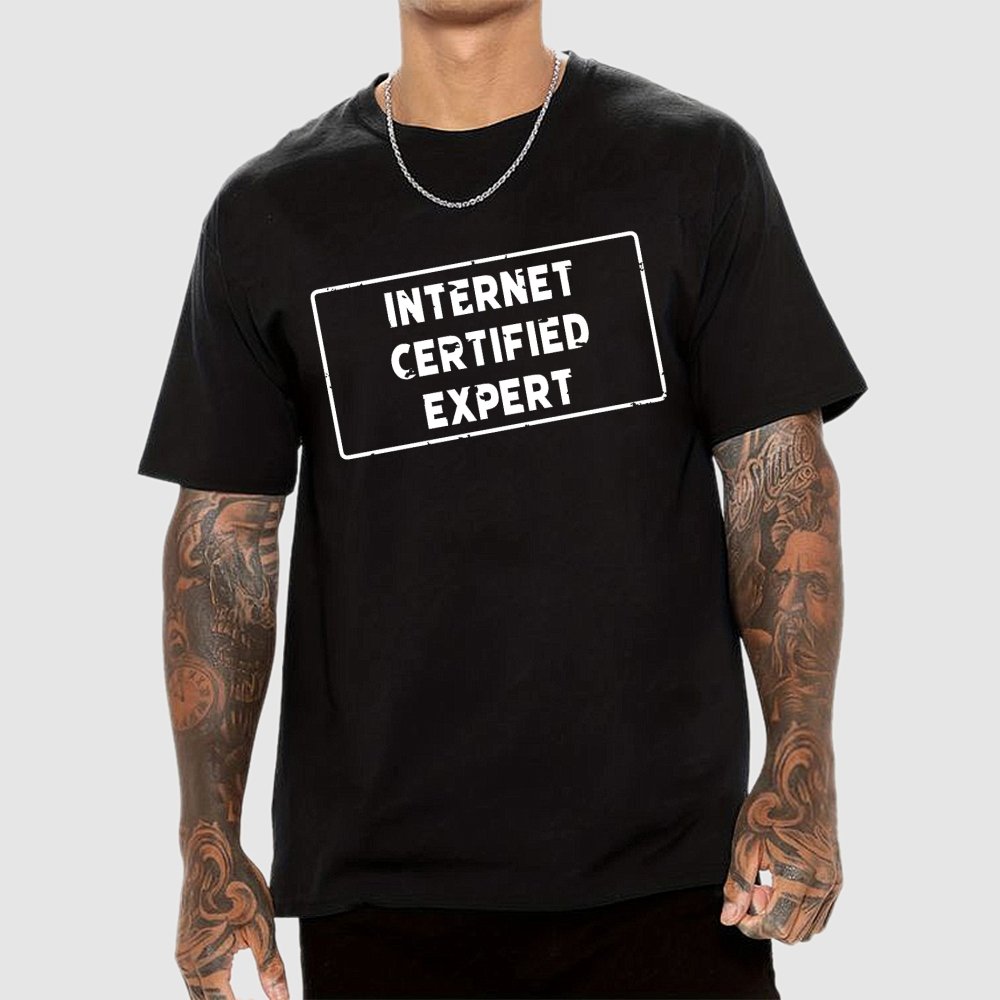 Internet Certified Expert Geek T-Shirt