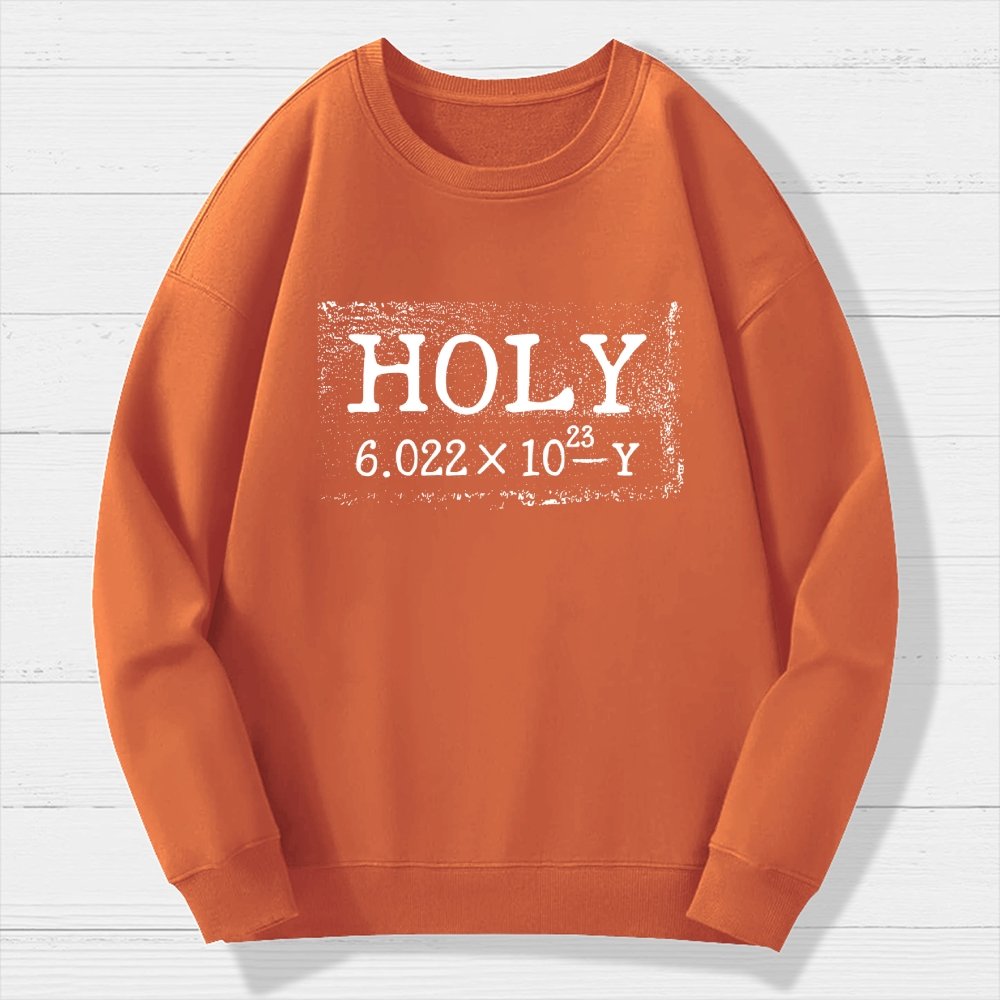 Holy Moley Avogadro Mole Shirt, Funny Chemistry Geek Cotton Sweatshirt