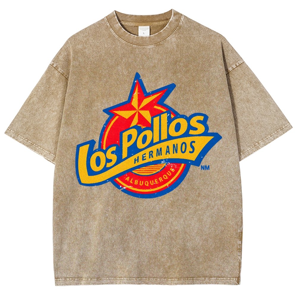 Los Pollos Hermoso Vintage Distressed T-shirt
