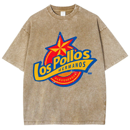 Los Pollos Hermoso Vintage Distressed T-shirt