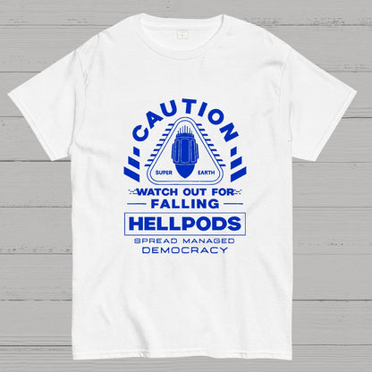Hellpods Caution Geek T-Shirt
