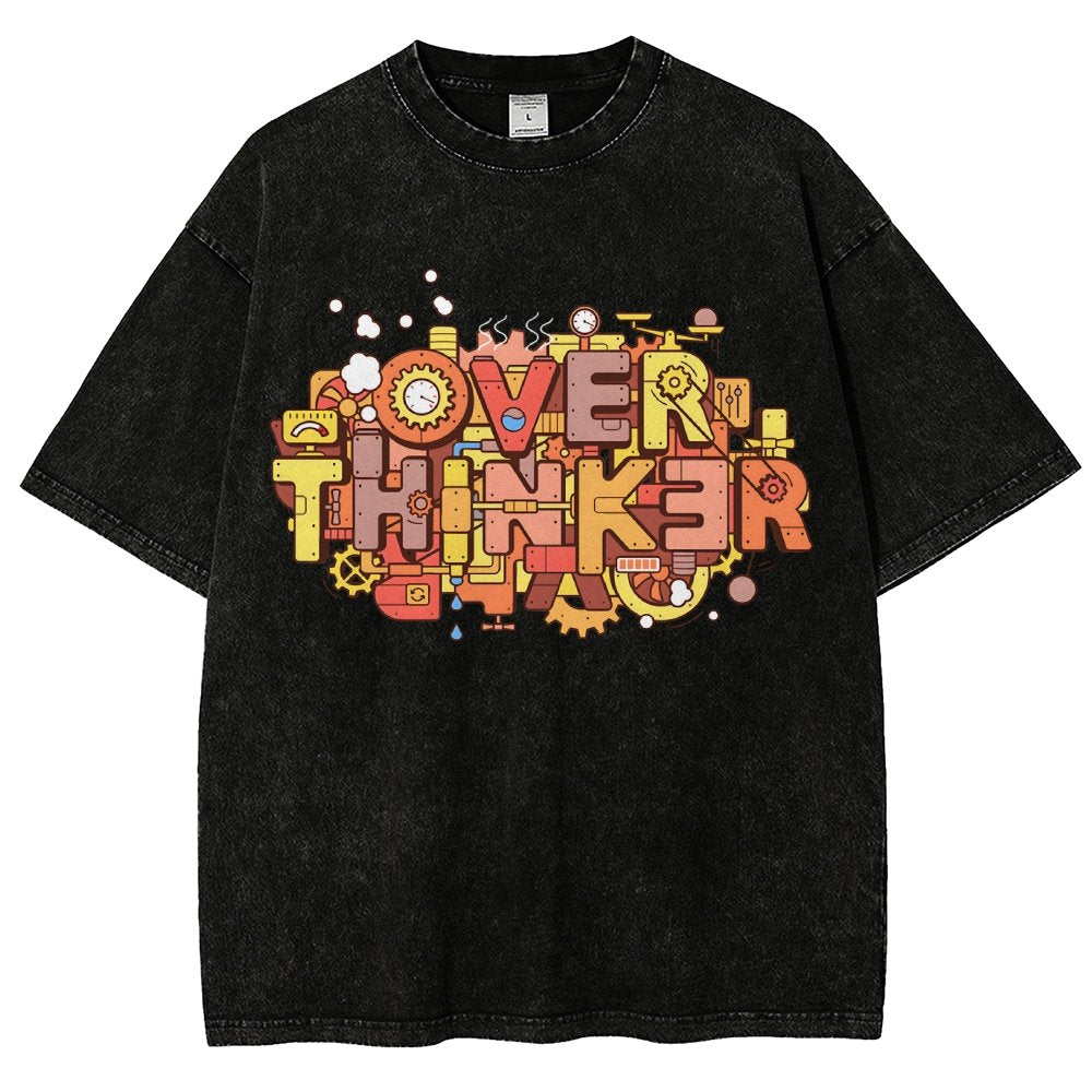 The Overthinker! Vintage Distressed T-shirt