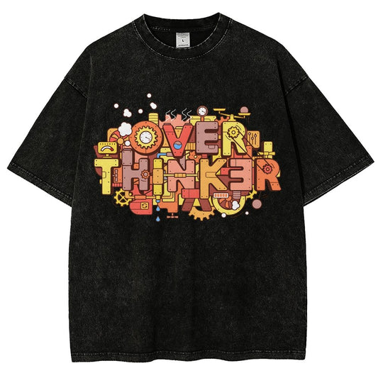 The Overthinker! Vintage Distressed T-shirt